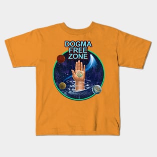 Dogma Free Zone - Cosmic Edition Kids T-Shirt